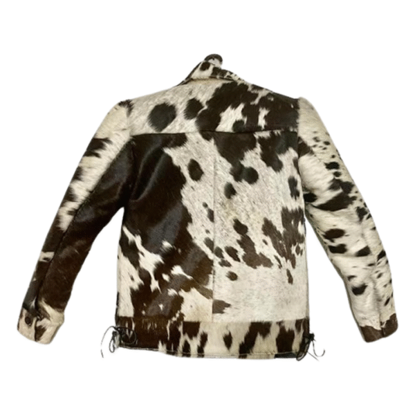 Men's Heritage Hide Patchwork Cowhide Leather Jacket - Image 2