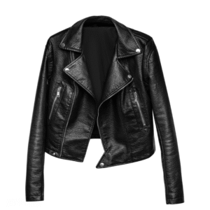 Women's Night Rider Textured Faux Leather Moto Jacket