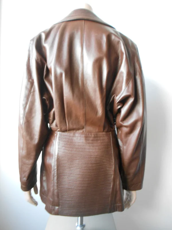 Women's Prairie Rose Cowhide Button-Up Jacket - Image 5