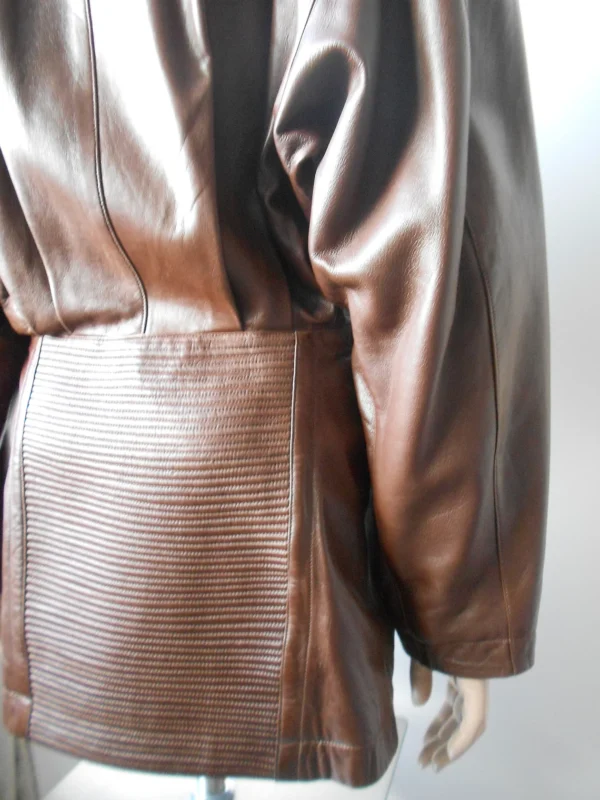 Women's Prairie Rose Cowhide Button-Up Jacket - Image 4