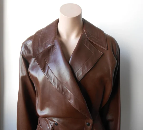 Women's Prairie Rose Cowhide Button-Up Jacket - Image 3