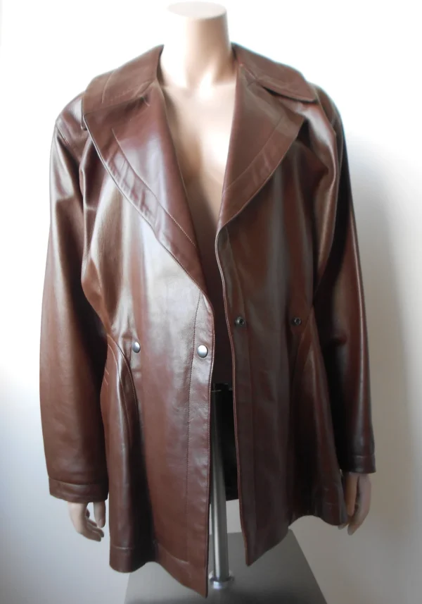 Women's Prairie Rose Cowhide Button-Up Jacket