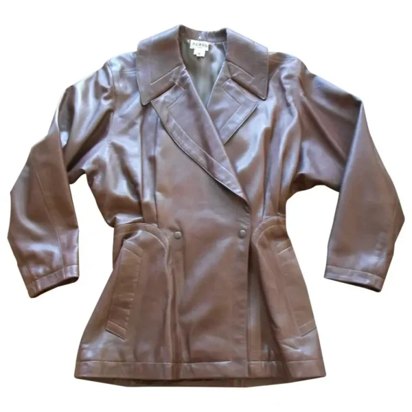 Women's Prairie Rose Cowhide Button-Up Jacket - Image 8